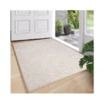 Dovfa Ultra Thin Indoor Door Mat, Beige Doormat Inside Entrance,