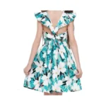 Floral Toddler Party Backless Kid Spring Little Girls Dress Colthes,d69,3-4