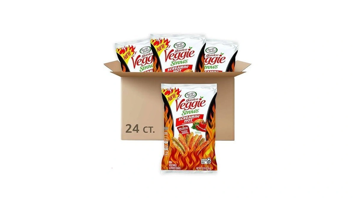 Sensible Portions Garden Veggie Straws, Screamin' Hot, 0.75 Oz (pack