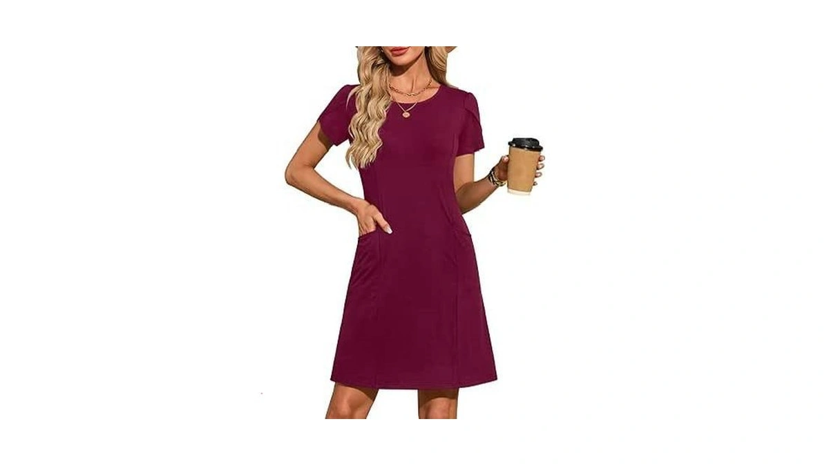 Zattcas Womens 2026 Spring Summer Casual Short Sleeve Crew Neck