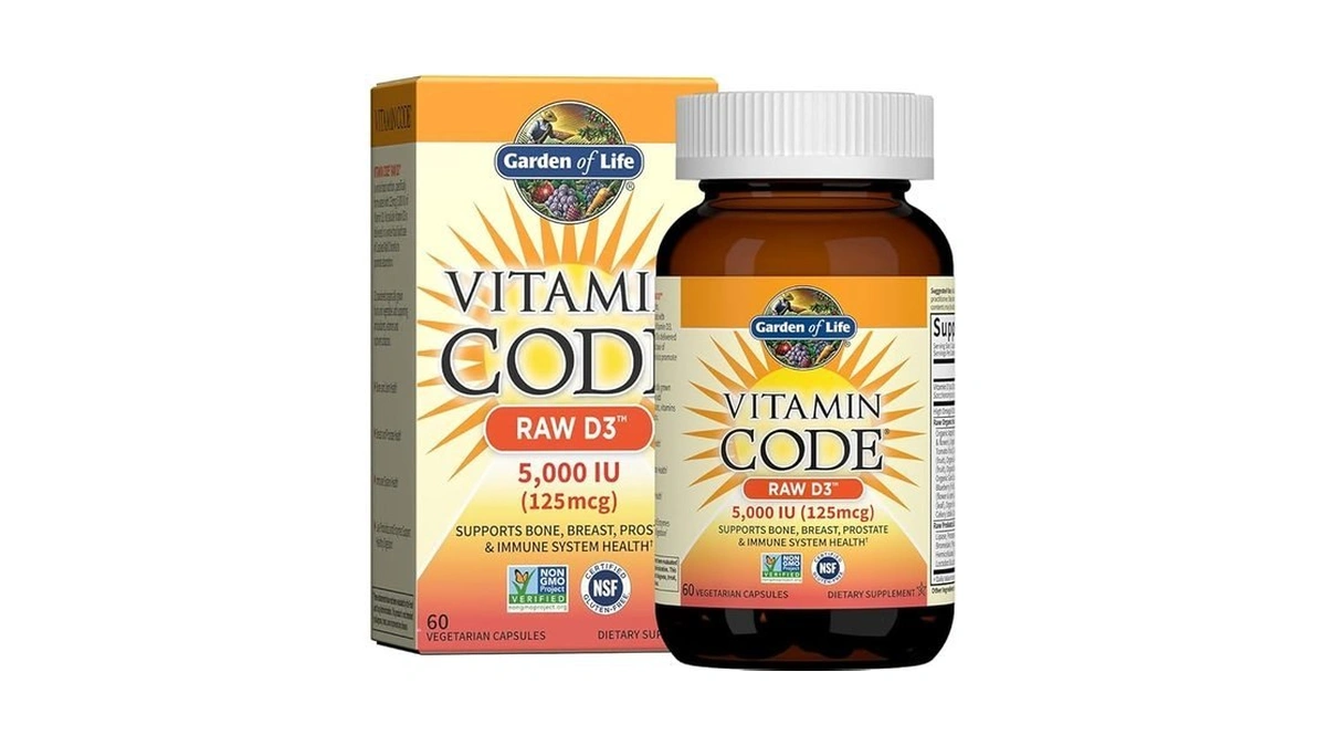 Garden Of Life Vitamin D3 5000 Iu, Raw Whole Food