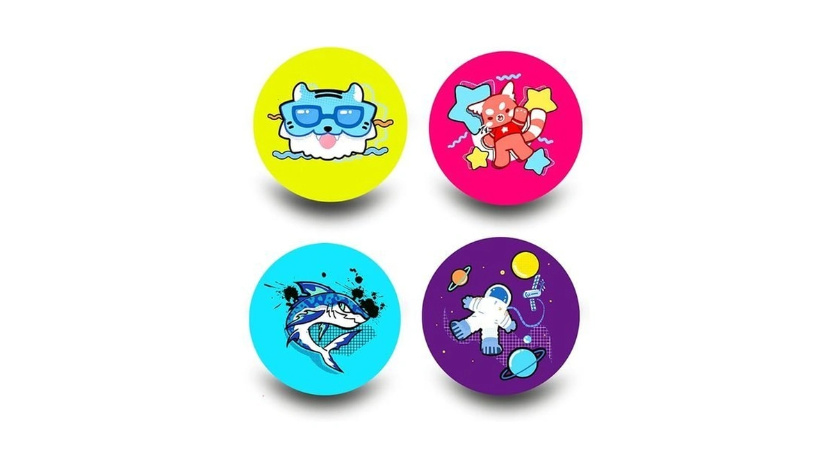 Kess 10" Jumbo Ball - 12 Pack: Playground Favorite, Variety