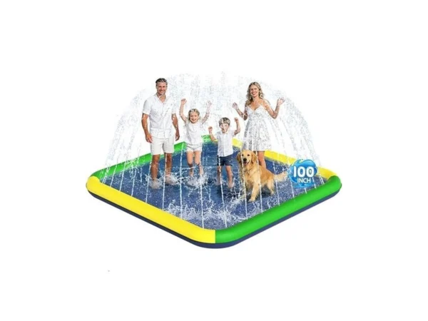 Splash Pad For Kids & Dogs, Epn 140"-100" Extra Large