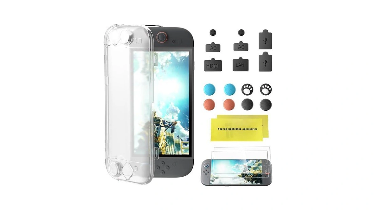 Protective Case Set With Nintend0 Switch 2,duxicepin Slim Full Body