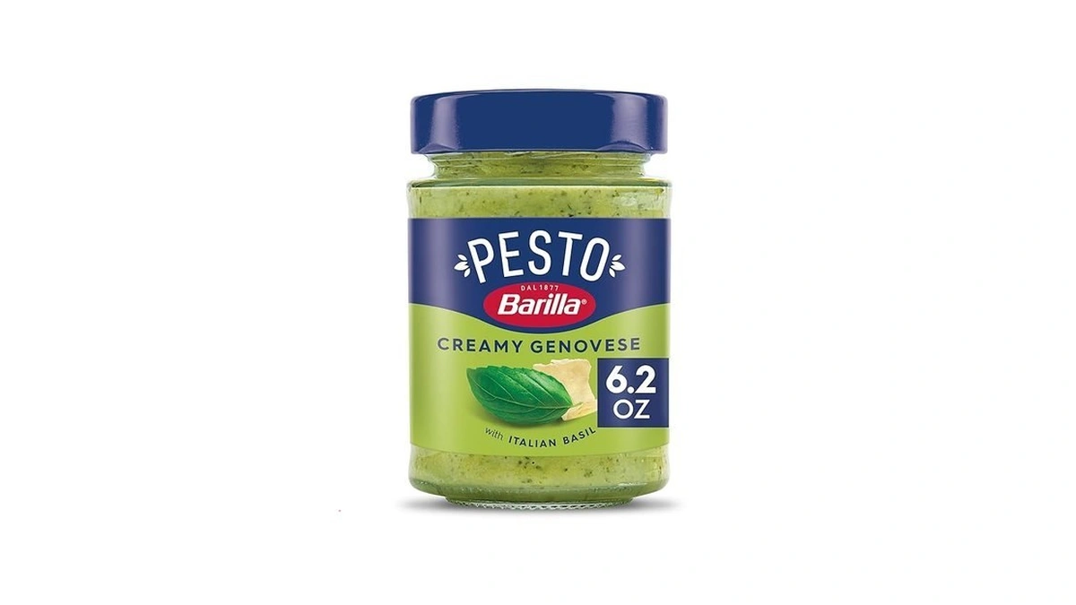 Barilla Creamy Genovese Pesto With Italian Basil Pasta Sauce And