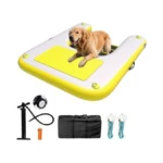 Alifun Inflatable Dog Ramp For Boat, Large Dog Water Ramp