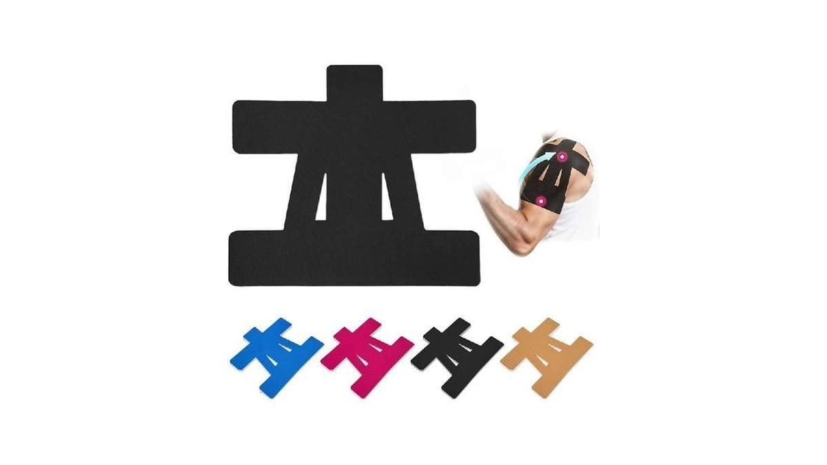 12 Count Kinesiology Tape For Shoulder,shoulder Tape For Pain Relief,pre-cut