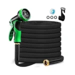 Delxo Garden Hose With Nozzle, 50 Ft Non-expanding Water Hose