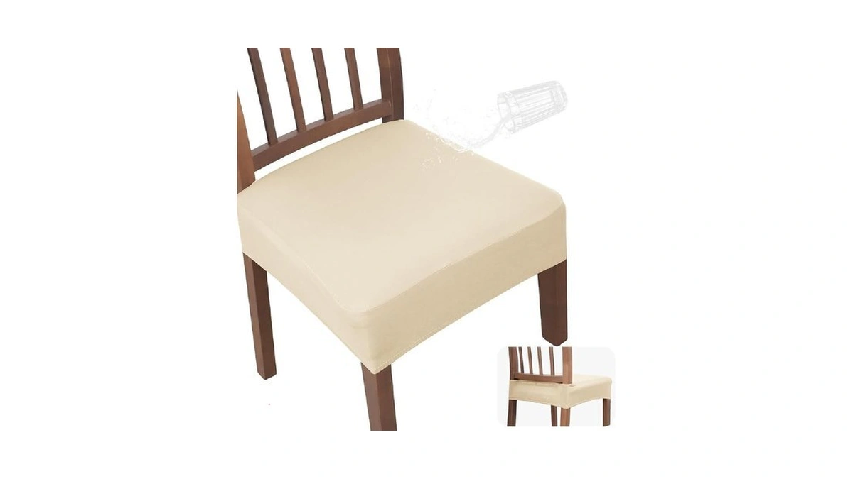 Jqinhome Waterproof Dining Chair Seat Covers Set Of 4 |