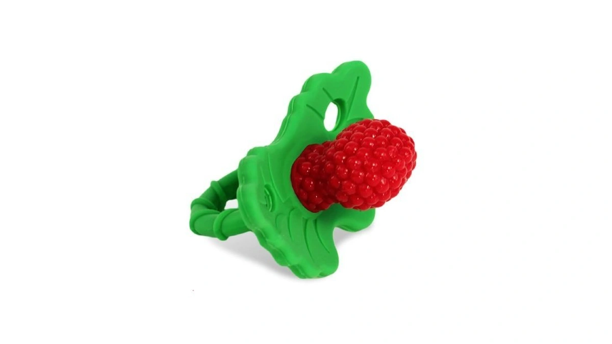Razbaby Razberry Silicone Baby Teether Toy - Berrybumps Soothe Babies