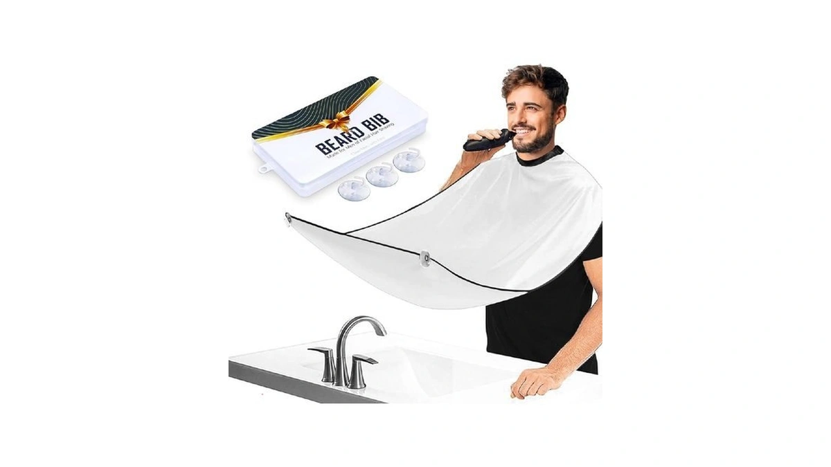 Beard Bib Beard Apron, Beard Hair Catcher For Men Shaving