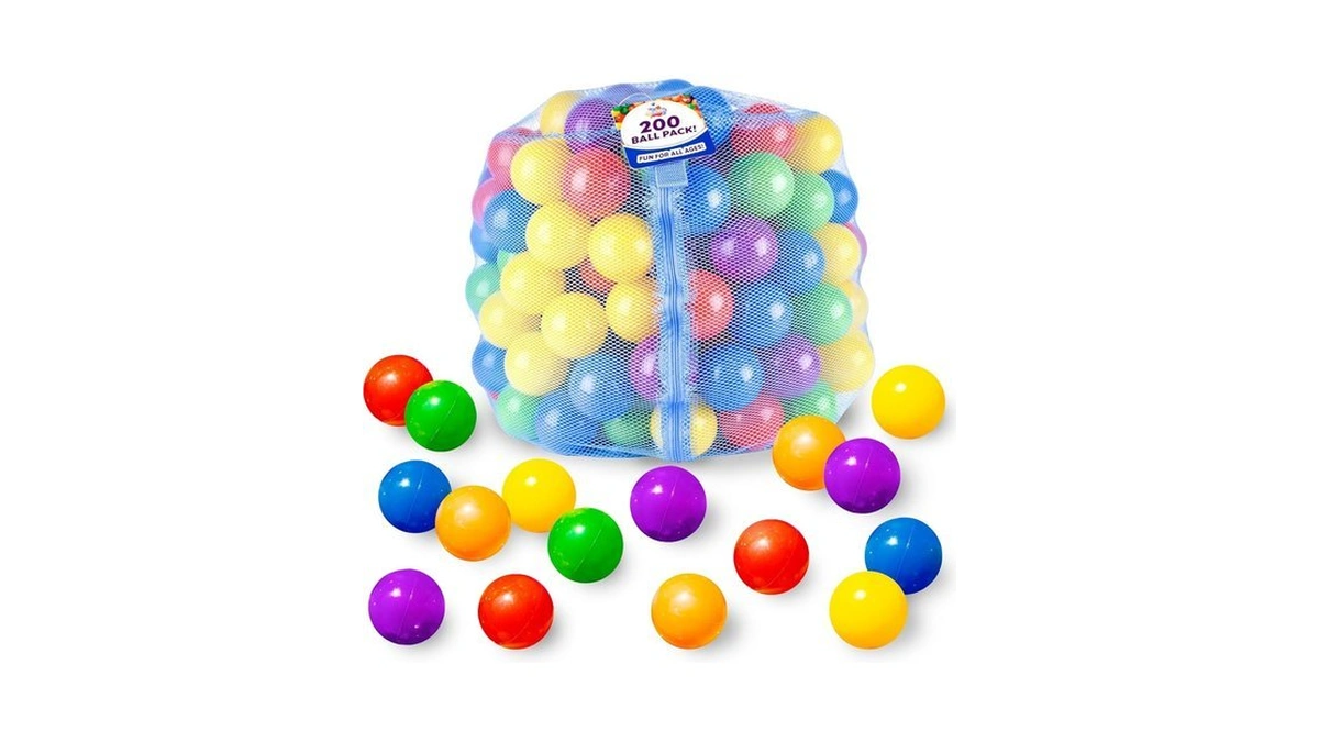 Sunny Days Entertainment 200 Premium Crush-resistant Play Balls For Ball