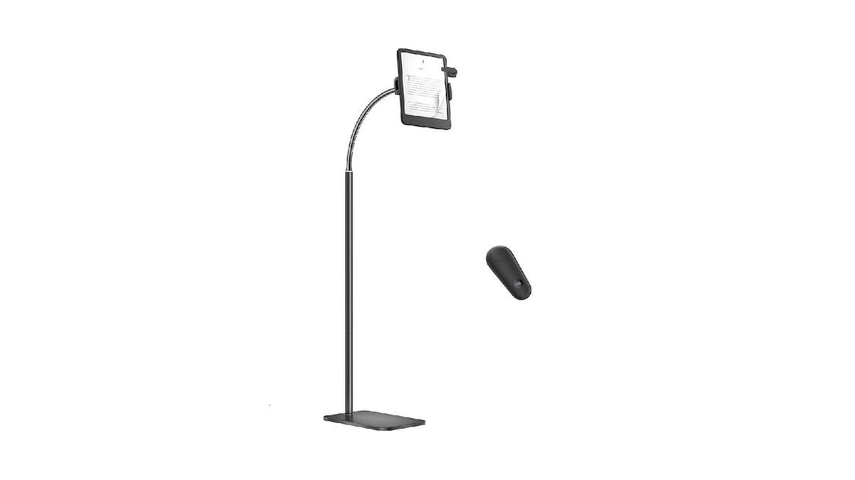 Voltifymax Kindle Stand Floor With Remote Page Turner For Reading