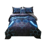 Jqinhome Twin Gamer Comforter Set For Boys,6 Piece Bed In