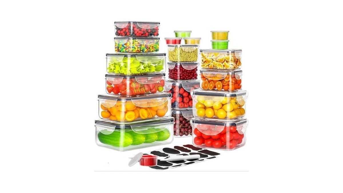 40 Pcs Food Storage Containers With Lids Airtight (20 Containers