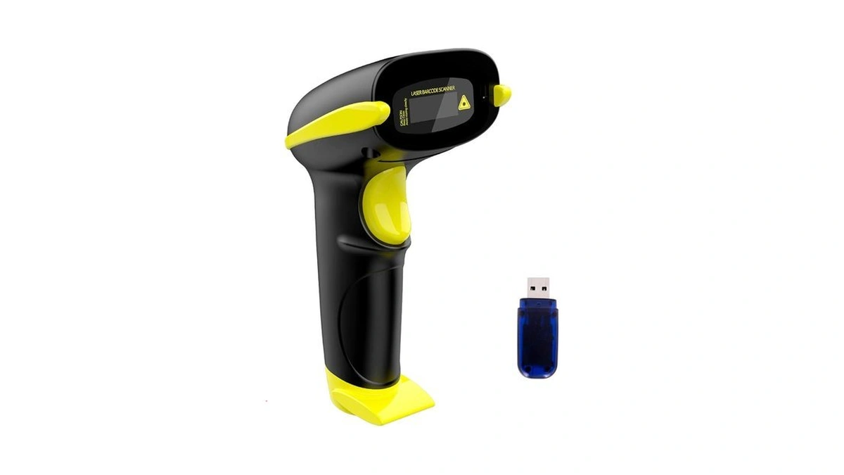 Nadamoo Wireless Barcode Scanner Compatible With Bluetooth, Handheld Usb 1d