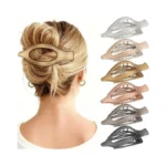 Chandat Flat Hair Clip 6 Pcs Lay Down Claw Clips