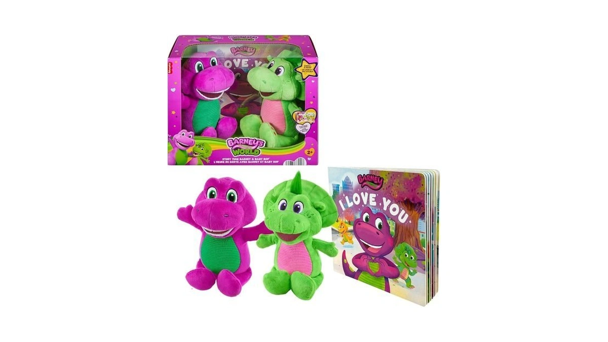 Barney World Toddler Toys By Fisher-price, 9 Inch Baby Bop