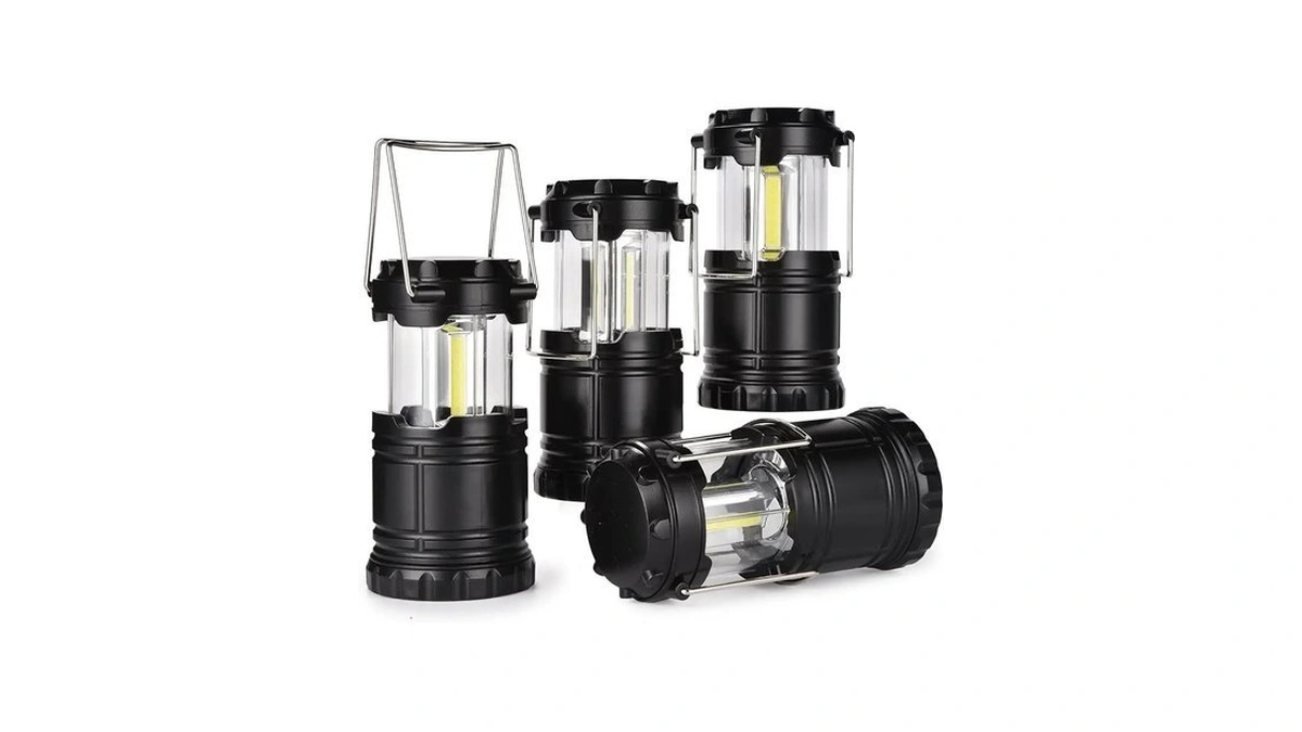 Kpkjoo Lantern Collapsible Camping Light, Battery Operated Lanterns Led Super