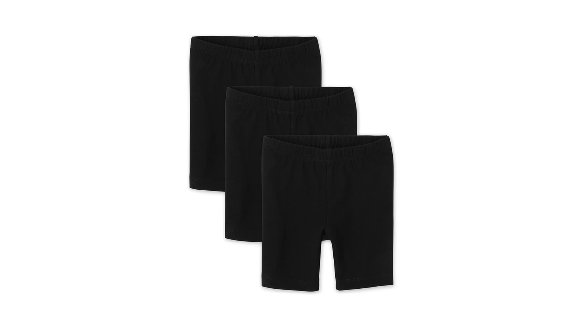 The Children's Place Baby Girls And Toddler Bike Shorts, Black