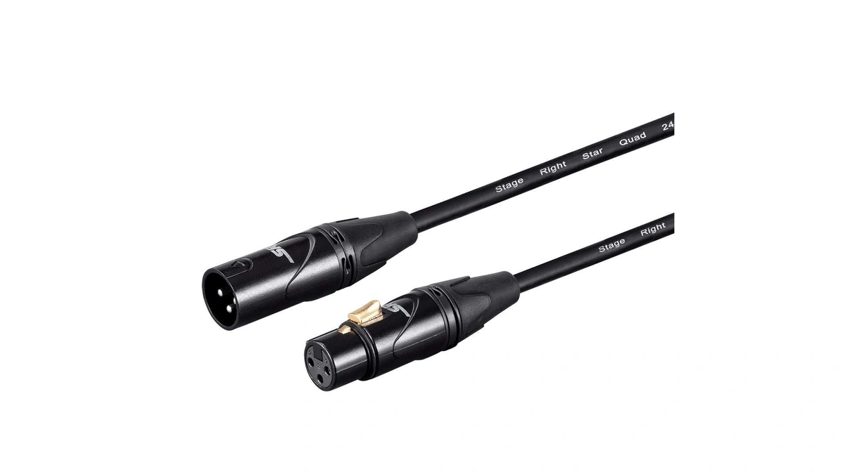 Monoprice Starquad Xlr Male To Xlr Female Microphone Cable -