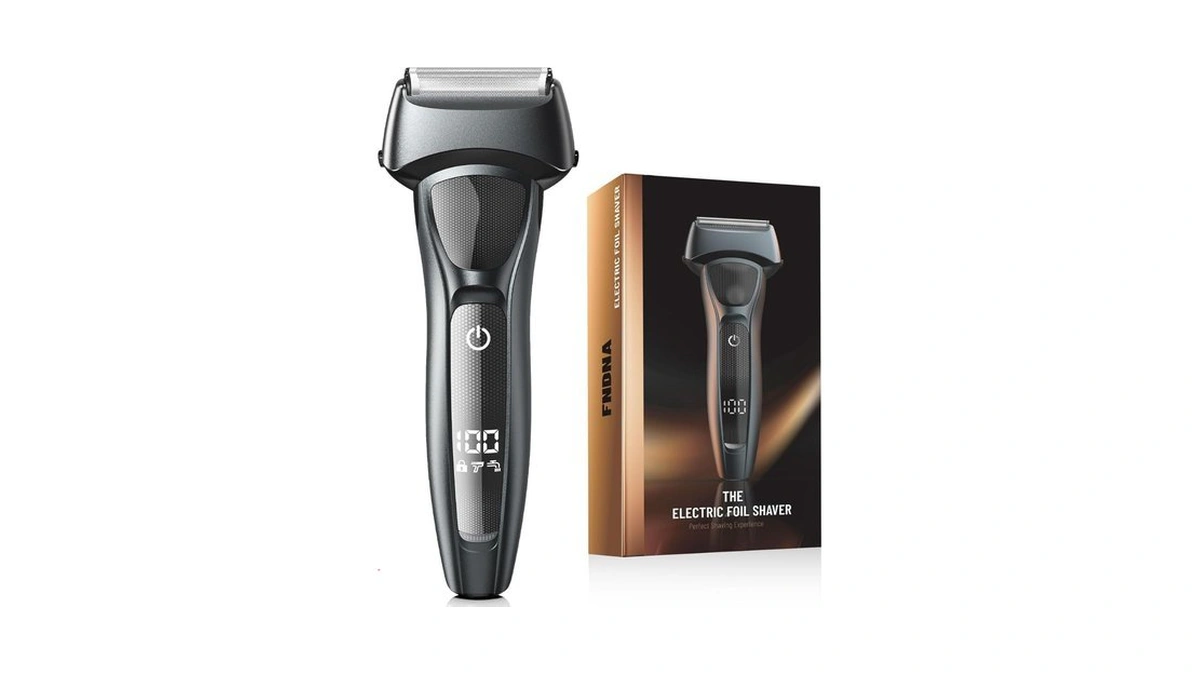 Fndna Electric Razor For Men: Rechargeable Floating Foil Shavers With