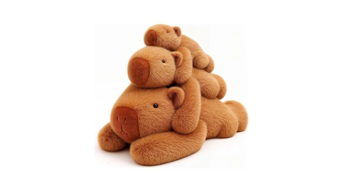Titqwop Weighted Capybara Plush Toy, Capybara Stuffed Animal Super Soft