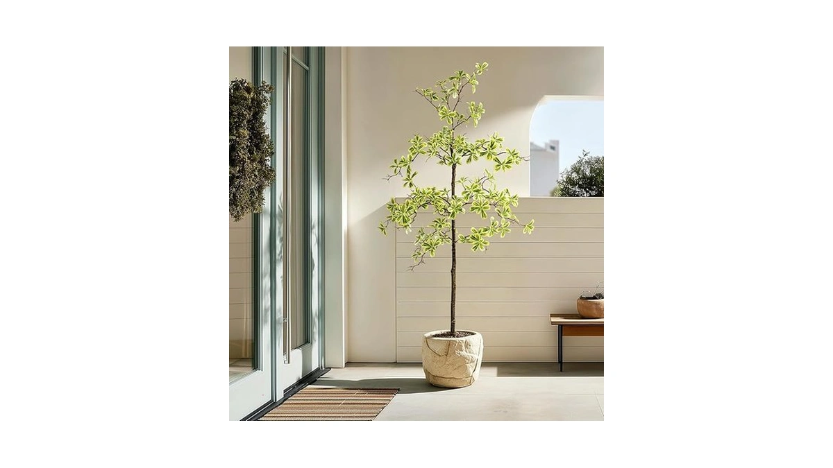 Erimda Faux Black Olive Tree 5ft, Faux Plants Indoor Large
