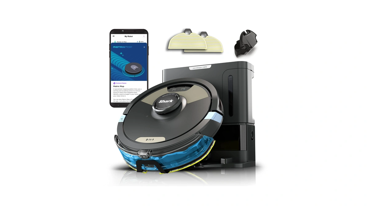 Shark Matrix Plus | 2-in-1 Robot Vacuum & Mop For