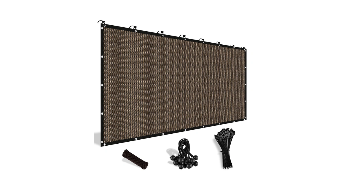 Shade&beyond 90% Sun Shade Cloth With Grommets, 10' X 10'