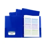 C-line Two-pocket Heavyweight Poly Portfolio With Prongs, For Letter Size