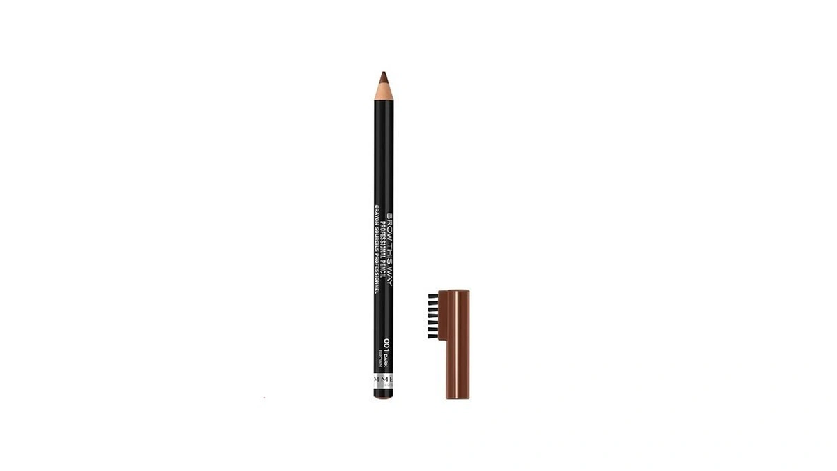 Rimmel London Brow This Way Professional Eyebrow Pencil, Long-wearing, Highly-pigmented,