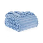 Berkshire Ribbed Velvetloft® Throw – 330gsm Medium Weight Plush, Extra