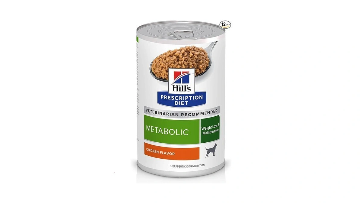 Hill's Prescription Diet Metabolic Weight Management Wet Dog Food, Chicken,