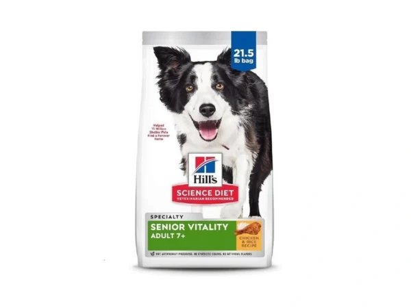 Hill's Science Diet Adult 7+ Senior Vitality Dry Dog Food,