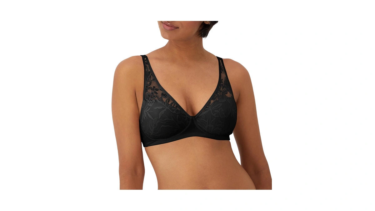 Bali Women's Breathe Modal T-shirt Bra, Breathable Wireless Bra, Full-coverage