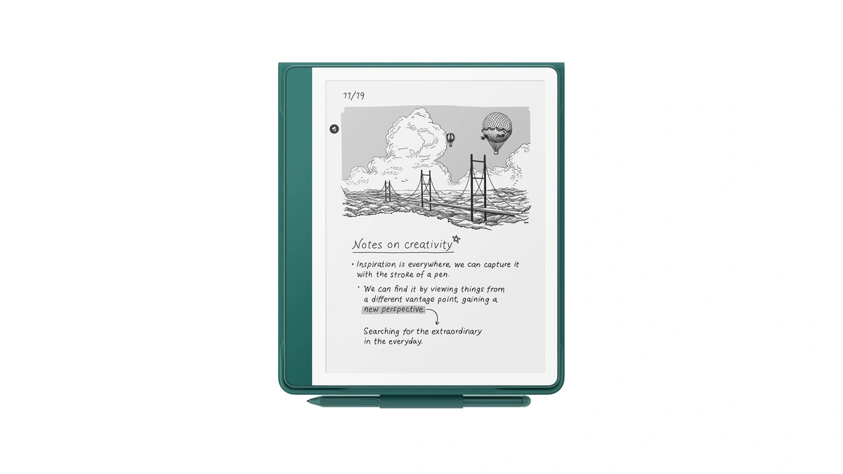 Plant-based Leather Folio Cover With Magnetic Attach, Designed With Sustainability