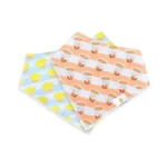 The Wee Bean Organic Cotton Bandana Baby Bibs, Chemical-free Teething