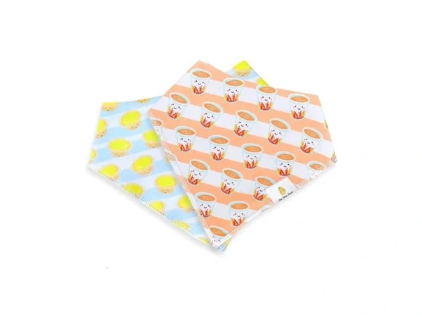 The Wee Bean Organic Cotton Bandana Baby Bibs, Chemical-free Teething