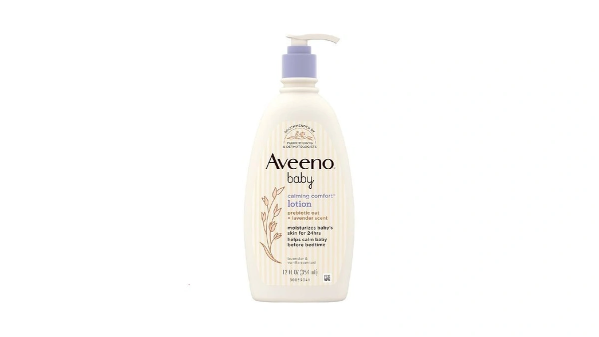 Aveeno Baby Calming Comfort Moisturizing Body Lotion With Relaxing Lavender