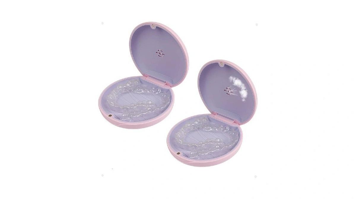 Maoerdental 2 Pack Retainer Case,aligner Case With Vent Holes, Compatible
