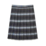 French Toast Girls' Adjustable Waist Mid Length Plaid Pleated Skirt,
