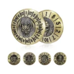 Marsguard Dnd Spinner Dice Set 6 Pcs, Metal Role Playing