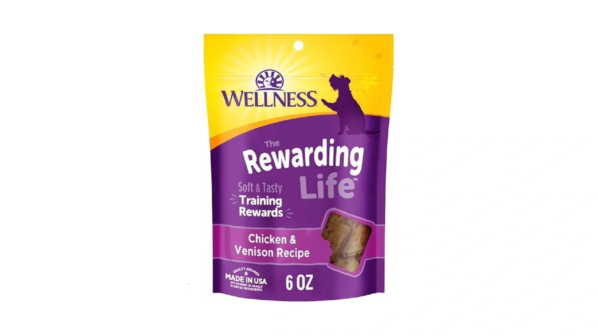 Wellness Rewarding Life Soft Dog Training Treats, Natural, Grain Free,