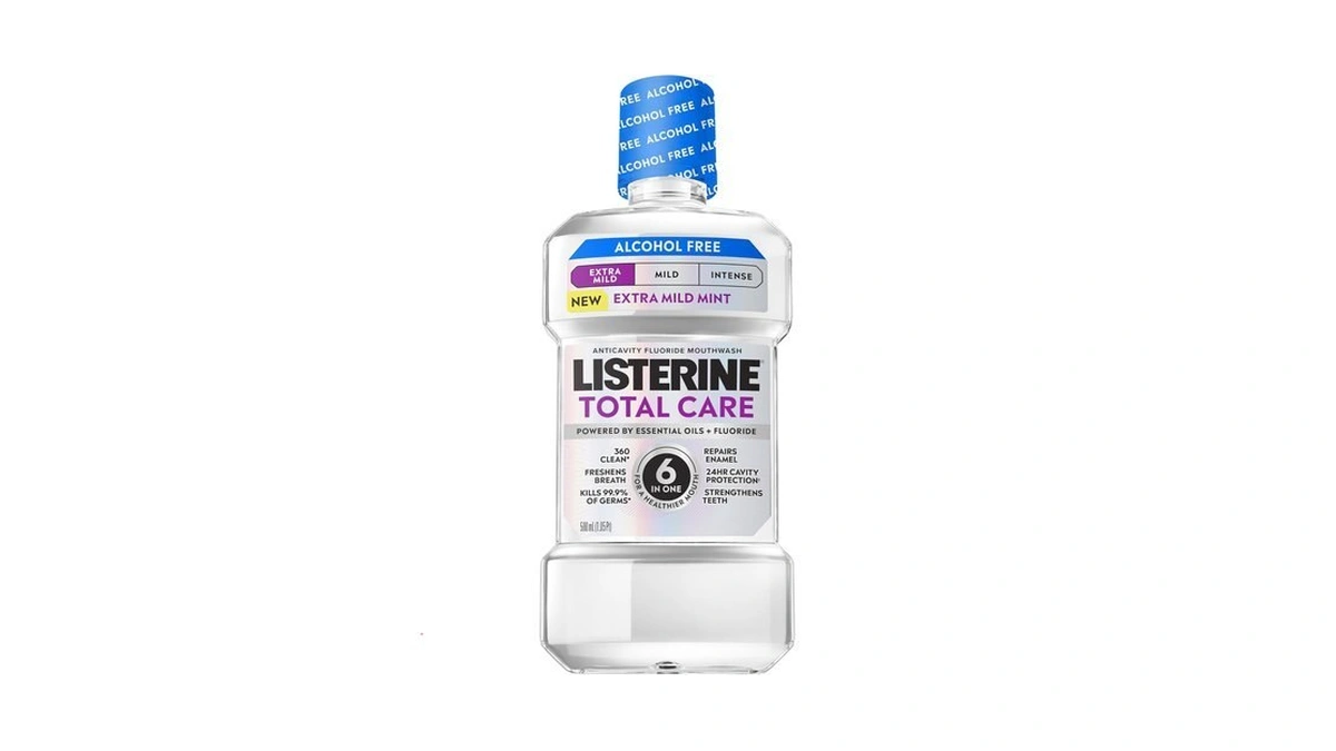 Listerine Mouthwash Total Care Anticavity Treatment For Adults Kills 99.9%