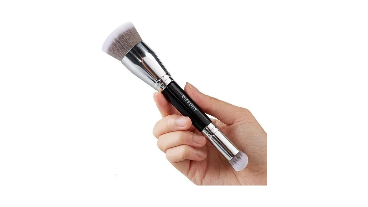 Diffuny Large Makeup Brushes Double Ended Foundation Brush & Concealer