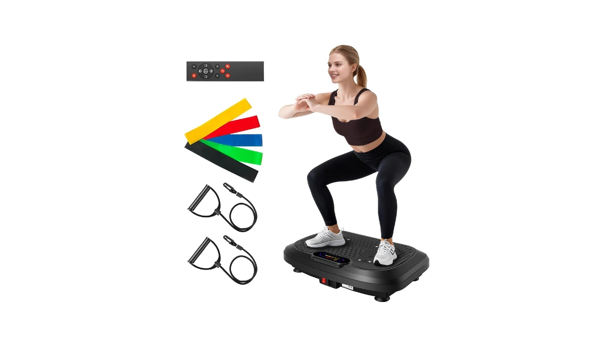 Also Go Large Vibration Plate Exercise Machine, 200 Speeds &