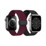 2 Packs D-buckle Sport Bands Compatible With Apple Watch Band
