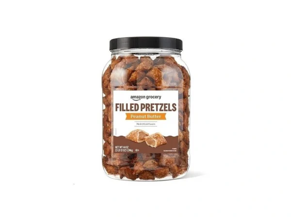 Amazon Grocery, Peanut Butter Filled Pretzels, 44 Oz
