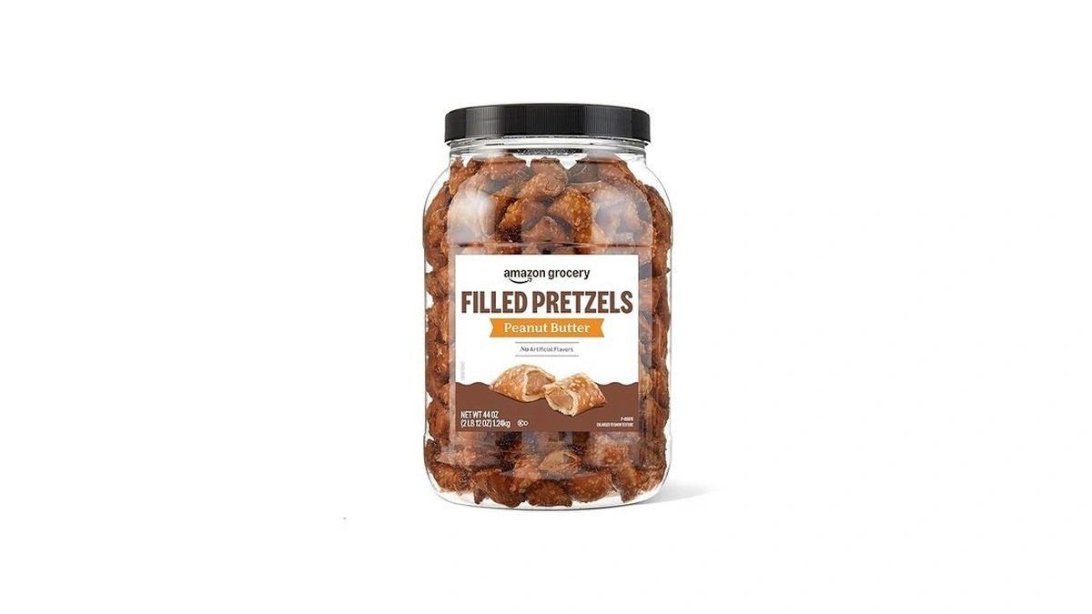 Amazon Grocery, Peanut Butter Filled Pretzels, 44 Oz